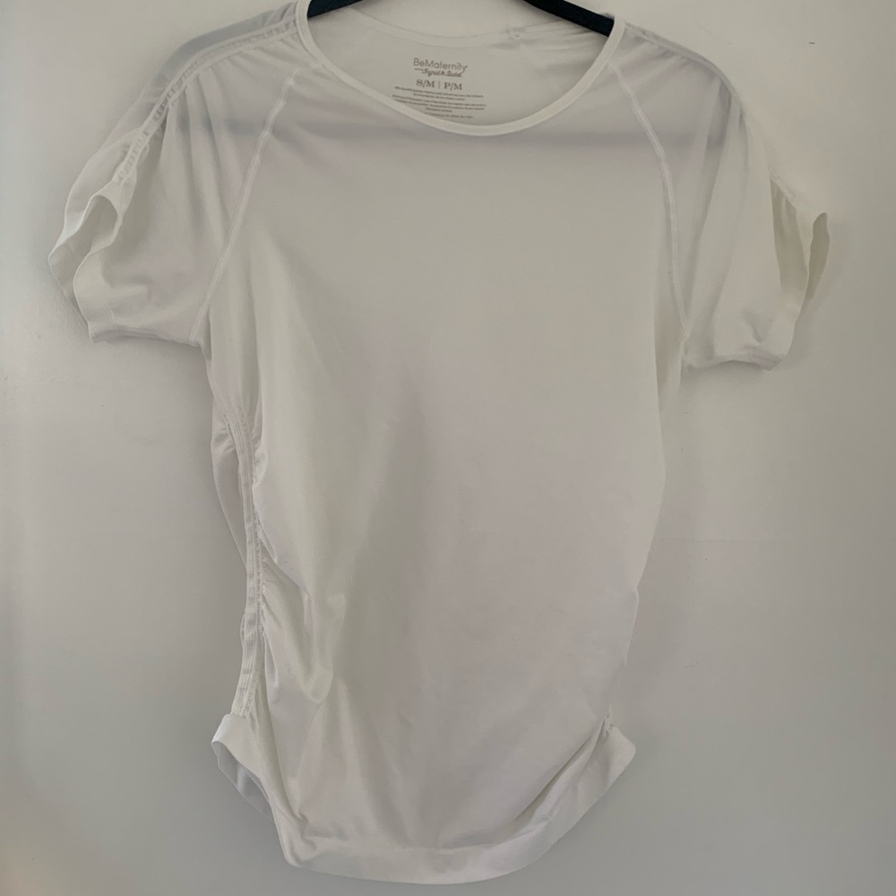 BeMaternity White Short-Sleeve T-Shirt